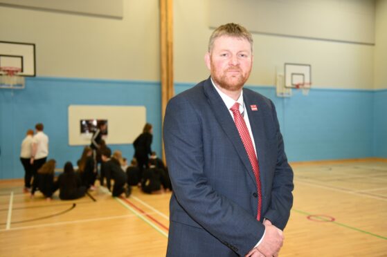 Neil Hendry has been head teacher at Lochside Academy since it opened.