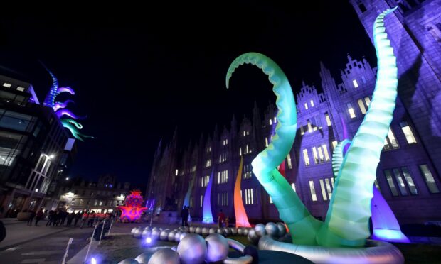 Spectra, the festival of light, aims to bring spectacle and fun to the heart of Aberdeen.