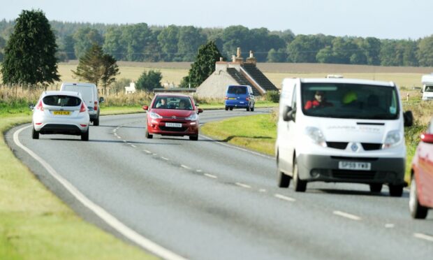 The A96. Picture by Sandy McCook.