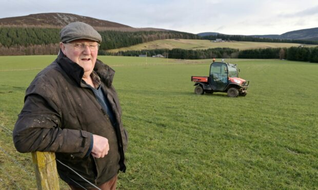 Alastair Nairn of Clashnoir Farm, Glenlivet who is concerned over companies buying up farms with public money and planting huge forests. Picture by Sandy McCook