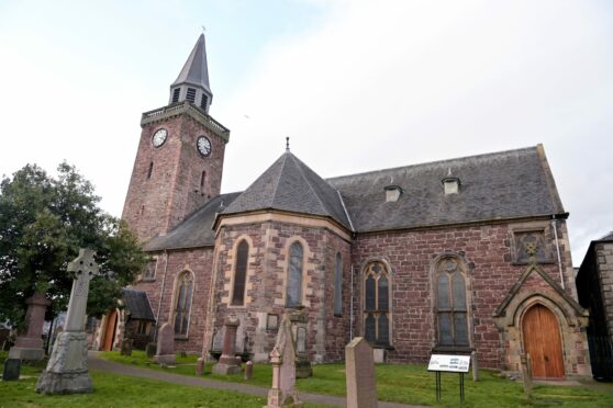 The Inverness Old High Church which has been broken into. Picture by SANDY McCOOK