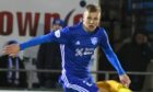 Aberdeen youngster Ryan Duncan in action for Peterhead