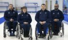 Gregor Ewan, right, has been named in ParalympicsGB wheelchair curling team for the Bejing Winter Games. Supplied by ParalympicsGB.