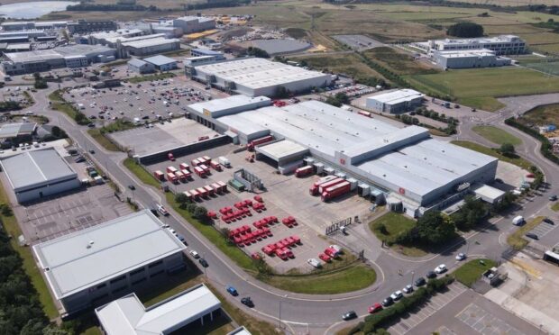 The Royal Mail occupies the larger of two logistics units changing hands in Aberdeen.