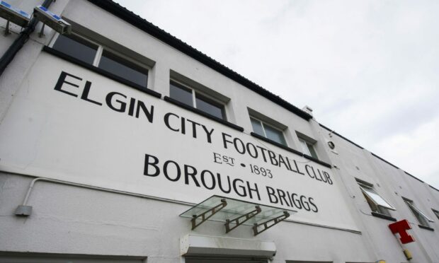Borough Briggs, the home of Elgin City for 100 years.