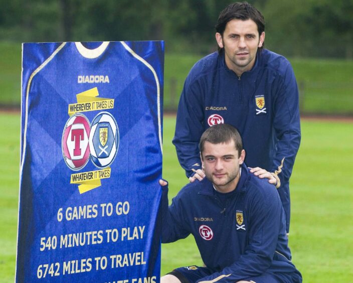 Paul Hartley also played with Shaun Maloney for Scotland