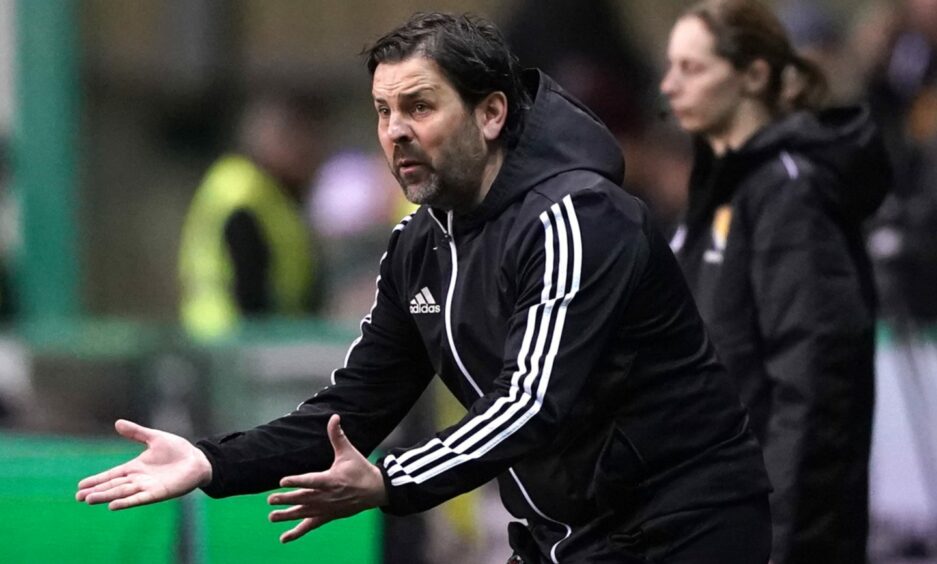 Cove Rangers manager Paul Hartley