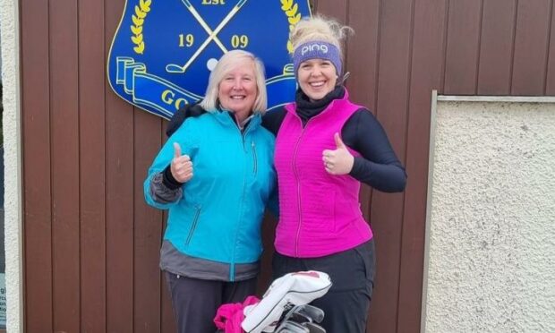 Sammy Fanthorpe, right, with her mum Wendy Kenn.