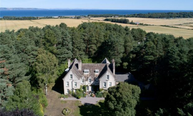 Palatial property: This stunning Nairn home has to be seen to be believed.