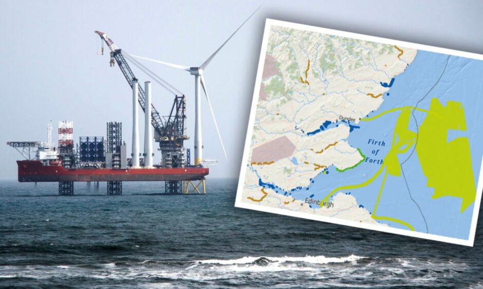 The developers have bid to lease the seabed to develop wind farms