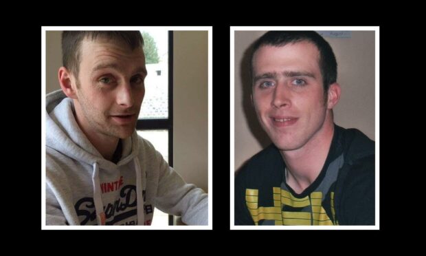 Chris Morrison, left, and Martin Johnson were two of the three men killed.