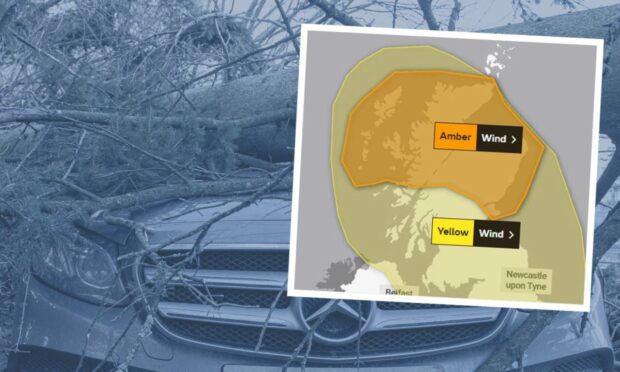 An amber weather warning is in place across the north and north-east of Scotland as Storm Corrie looks set to batter the region following disruption caused by Storm Malik.
