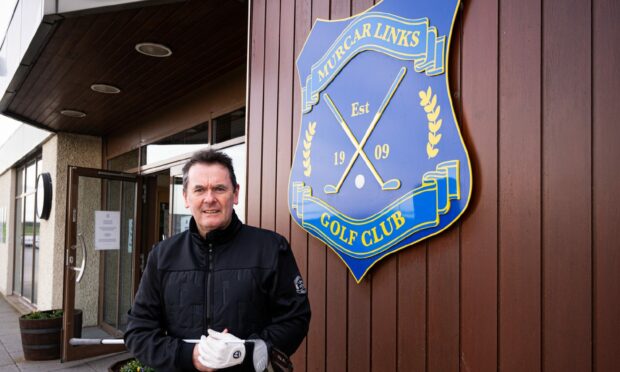 Murcar Links pro Gary Forbes, who is celebrating 25 years at the club. Picture by Wullie Marr