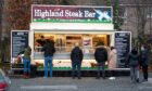 Food vans are out supporting communities across the Highlands and Aberdeenshire. picture by Wullie Marr.