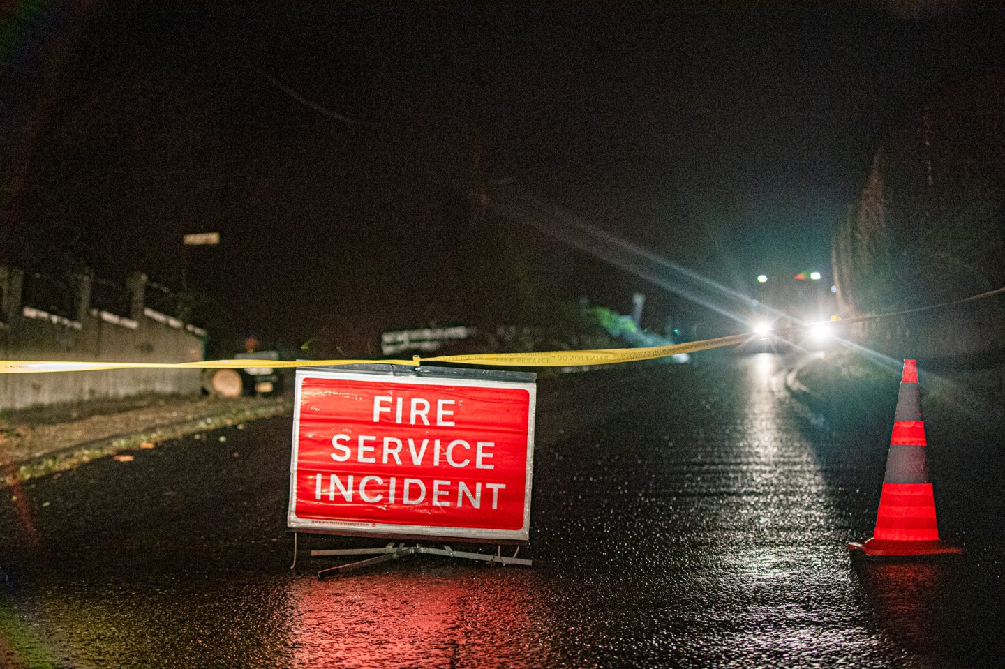 Peterculter plunged into darkness following damage to overhead power cable