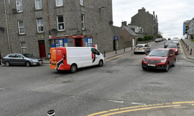 The junction of Park Road and Urquhart Road. Picture by Kath Flannery