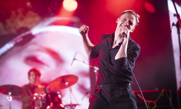 Scottish singer songwriter Hamish Hawk pictured live on stage. Photo by James Duncan