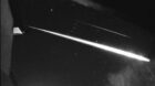 A meteor that was spotted over Aberdeen on Saturday night. PIC: Torcuill Torrance AAS UKMON