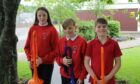 Mosstodloch P7's embrace relish in music tuition lessons at school.