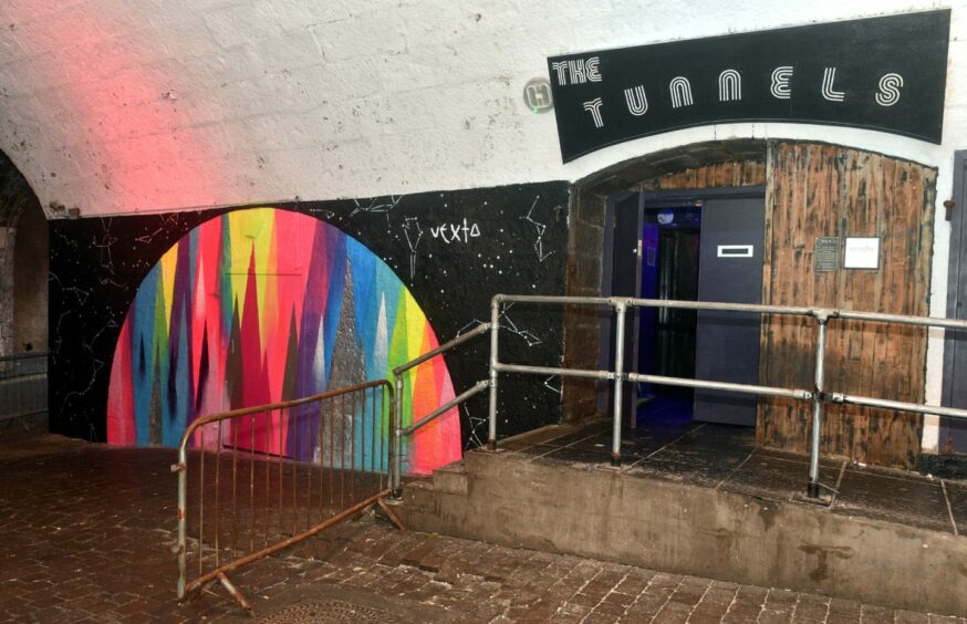 Exterior of Tunnels in Aberdeen, which will be welcoming guests for their annual May Day Afterparty.