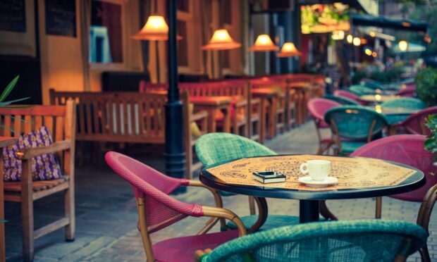 I couldn't find a cafe with outdoor seating which opened after 5pm in Inverness. Stock image by Shutterstock