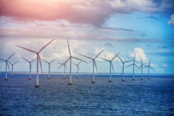 Floating wind turbines. Image: Shutterstock