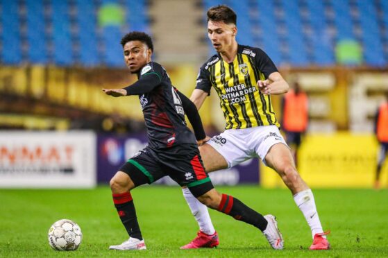 Vicente Besuijen in action for ADO Den Haag against