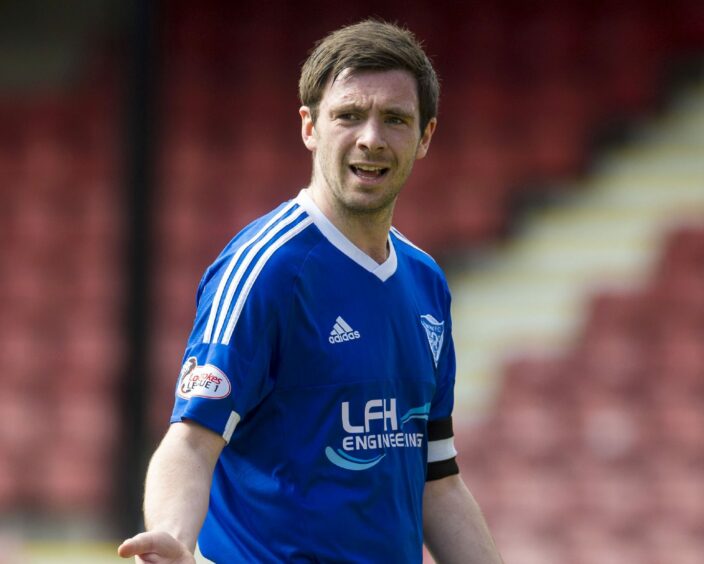 Steven Noble played for Peterhead between 2012 and 2017