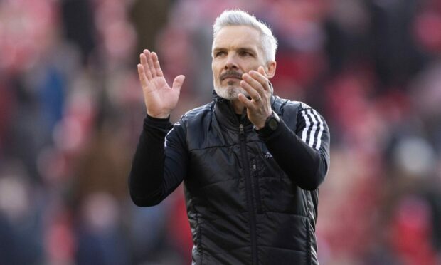 Aberdeen manager Jim Goodwin