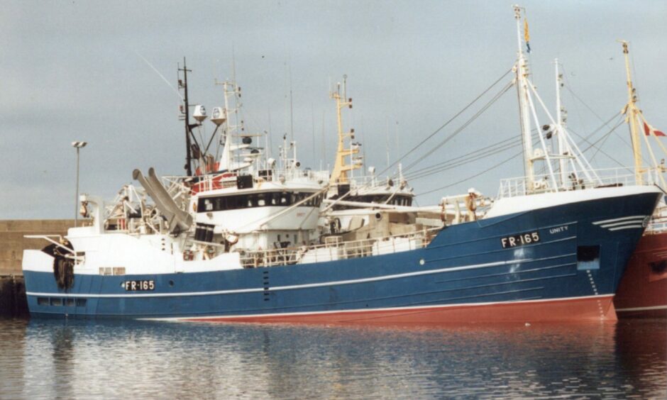 Fishing boat Unity.