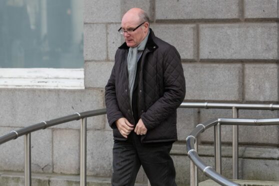 Sheriff Jack Brown leaving the court in Aberdeen in 2018 (Photo: Newsline Media)