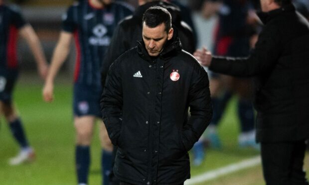 Aberdeen manager Stephen Glass.