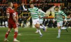 Matt O'Riley celebrates making it 2-0 to Celtic