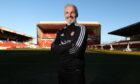 ABERDEEN, SCOTLAND - FEBRUARY 22: Jim Goodwin is unveiled as the new manager of Aberdeen at Pittodrie, on February 22, 2022, in Aberdeen, Scotland.(Photo by Craig Williamson / SNS Group)