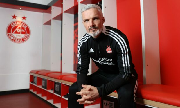 Aberdeen manager Jim Goodwin