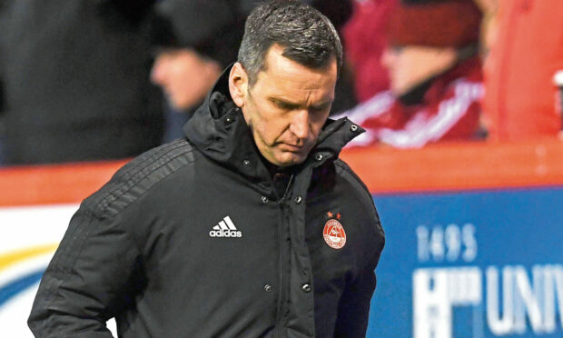 Former Aberdeen manager Stephen Glass.