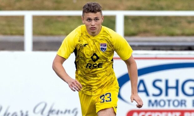 Ben William has signed for Brora Rangers on loan from Ross County. Supplied by Brora Rangers.