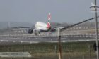 Aberdeen British Airways flight landing at Heathrow