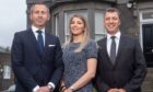 Scott Morrison (left), director of financial planning at Charles Stanley, pictured with colleagues from the Aberdeen office