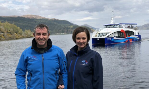 Ron and Debi Mackenzie, of Cruise Loch Ness.