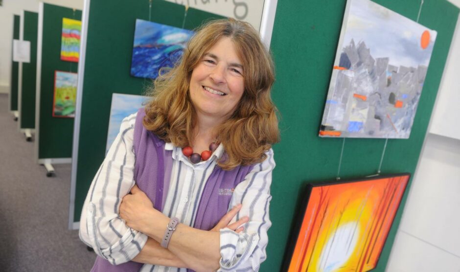 Bern Ross, who had an exhibition of pictures at Stonehaven Library in 2016. Photo: Chris Sumner.