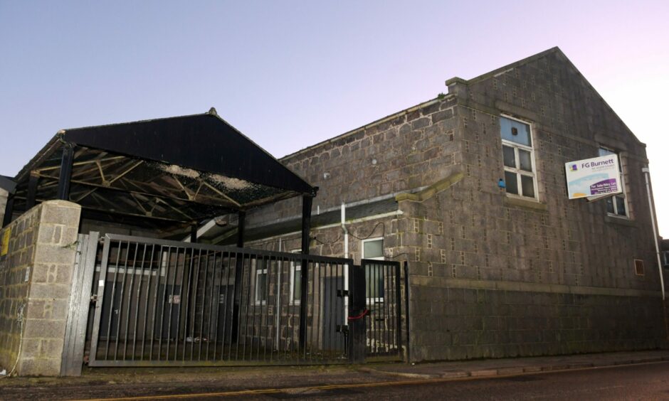 The former Scottaspress printworks in Maberly Street, Aberdeen. Picture by Kath Flannery/DCT Media.