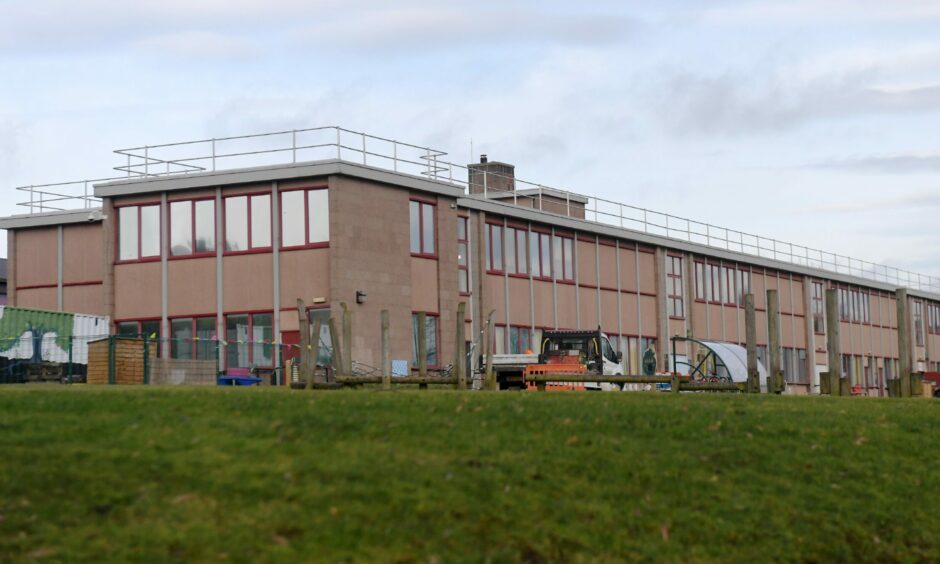 The exterior of the Kirkhill School building in Kincorth.