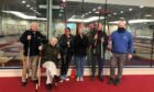 Aberdeen care home residents went curling on Wednesday as part of their Winter Olympics