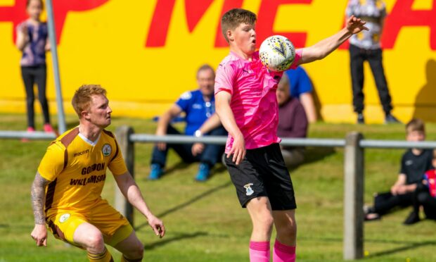Ethan Cairns was on target for Caley Thistle.