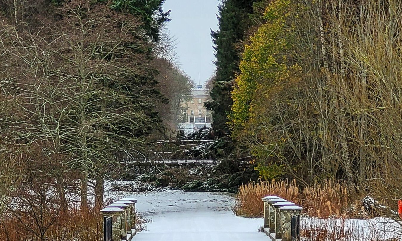 Haddo Country Park following Storm Arwen. Supplied by John Ferries.