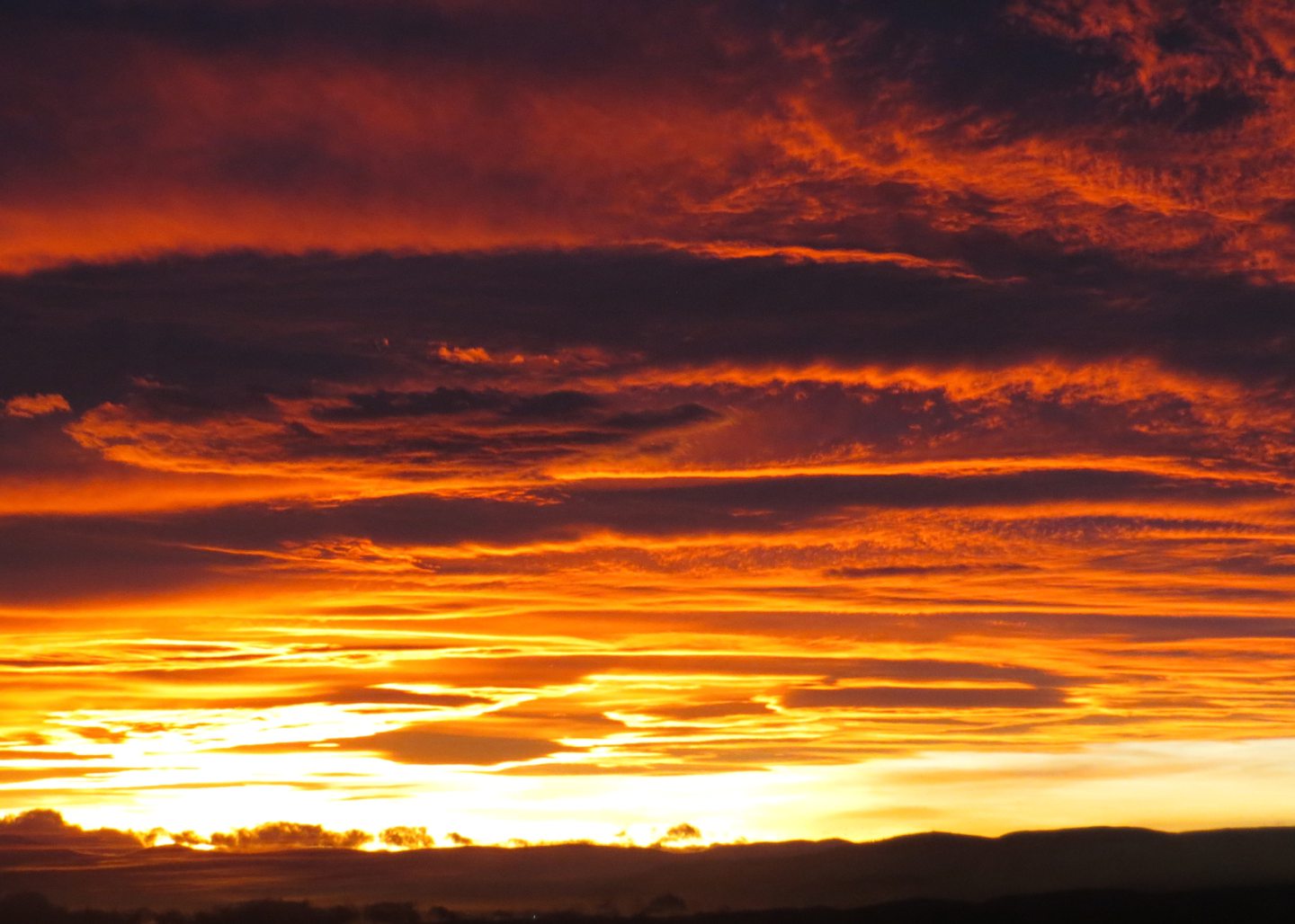 Sunset over Westhill. beautiful winter sunset images