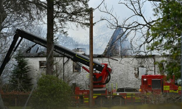 An investigation has been launched after the fire at a historic mill in Elgin.