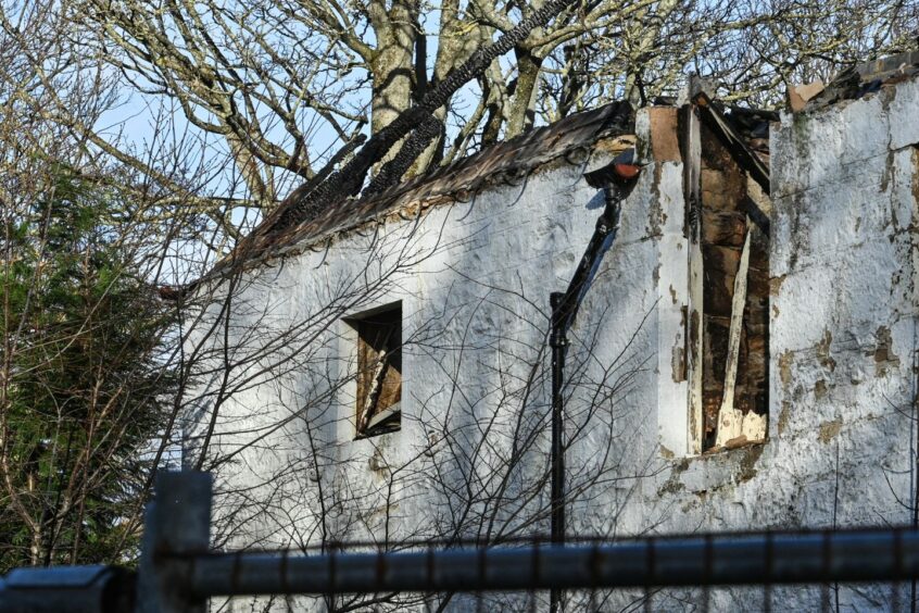 Fire damage at Oldmill in Elgin. Photos: Jason Hedges/DCT Media