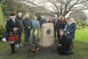 Moray College UHI unveiled the commemorative stone to mark the area's links with the Duke of Edinburgh Awards scheme